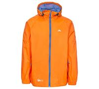 Trespass Adults Waterproof Jacket Qikpac - Lightweight Packaway Raincoat, 2 Zip Pockets, Full Body Front Zip, Adjustable Hood, Storm Flap, Ventilated Back, Foldable Packs in Pouch