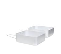Trespass Messy, Not Applicable, 2 Set Mess Tin (18,5cm x 15cm x 6cm / 16,8cm x 13,5cm x 5,8cm), Multicolour