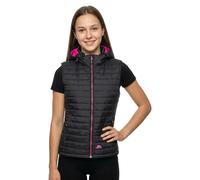Trespass Womens Gilet Aretha - Lightly Padded with Bubble Stitching, 2 Low Profile Zip Pockets, Hem Adjusters, Inner Storm Flap, Contrast Lining and Front Zip, Detachable Hood with Stud Fastenings