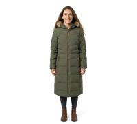 Trespass Womens Long Padded Jacket Waterproof Parka Coat Faux Fur Audrey X
