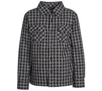 Trespass Average Long Sleeved Gingham Shirt in Navy | Size: 5-6 Years Trespass Navy 5-6 Years