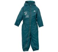 Trespass Baby Unisex Dripdrop Padded Waterproof Rain Suit - Teal - Teal - 12/18 Months - 100% Polyester