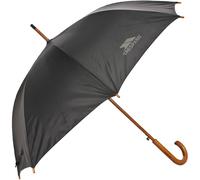 Trespass Baum Retro Outdoor Crook Shape Wooden Golf Umbrella - Black