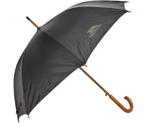 Trespass Baum Retro Outdoor Crook Shape Wooden Golf Umbrella - Black