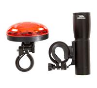 Trespass Bike Light Set LED Front and Rear White Red Light Cycling