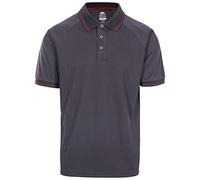 Trespass Bonington Short Sleeve Polo Shirt Grey L Man