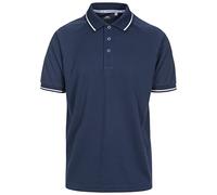 Trespass Bonington Mens Polo Shirt Plain T Navy