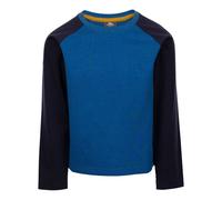Trespass Boy's Colley Long-Sleeved T-Shirt in Blue | Size: 7-8 Years Trespass Blue 7-8 Years