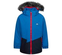 Trespass Boys Deen Raincoat - Blue - 7-8 Years - Blue - 50% microfiber/50% Pvc