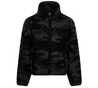 Trespass Boys Fleece Darroch - Sherpa Print, Binding Trim, 2 Pockets, Knitted, 100% Polyester