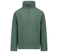 Trespass Boys Fleece Top Keynote - 1/2 Neck Zip, Brushed Back, Anti-Pilling Fabric, Contrast Trims, Striped Catatonic Microfleece, 100% Polyester
