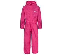 Trespass Kids Waterproof Rain Suit Button Pink 2-3