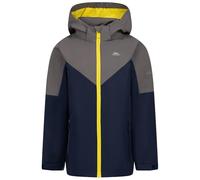 Trespass Boys Jacket Blaytor - Waterproof, Unpadded, Detachable Hood, 2 Zip Pockets, Contrast Lining, Front Zip, 100% Polyester PVC Coated