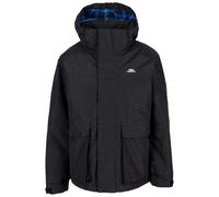 Trespass Boys Lost TP50 Waterproof Jacket - Black - Black - 9-10 Years