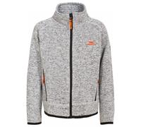 Trespass Boy's Mario Full Zip Fleece Jacket in Grey | Size: 7-8 Years Trespass Grey 7-8 Years