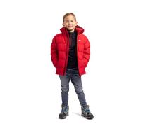 Trespass Children's Tuff Waterproof Rain Jacket With Removable Hood, Red, 11-12 Years UK