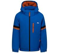 Trespass Boys Ski Jacket Peter - Padded, Waterproof, Windproof, Detachable Hood, Zipped Pockets, Reflective Sleeves, Ski Pass Pocket, Snowbreak, Adjustable Hem, Elastic Cuffs