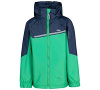 Trespass Boys Submerged Waterproof Jacket - Clover/Navy - 9-10 Years - Clover/Navy