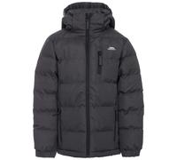 Trespass Boys Tuff Hooded Jacket - Dark Grey - 5/6 - Dark Grey - 100% Polyester