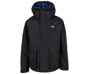 Trespass Boys Waterproof Jacket Hooded with Detachable Hood School Coat Casual Raincoat with Taped Seams Lost