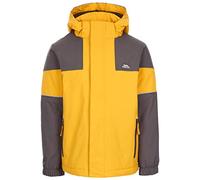 Trespass Boys Waterproof Jacket Padded with Stud Off Hood Unlock
