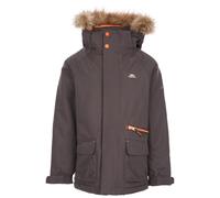 Trespass Boys Padded Waterproof Jacket Detachable Hood Parka Style Raincoat Windproof Hooded School Coat Upbeat