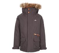 (11-12 Years, Dark Grey) Trespass Boys Waterproof Jacket Upbeat