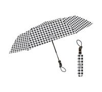 Trespass Check Compact Auto Open Umbrella - Brolli