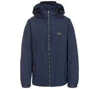 Trespass Cartwright, Navy, XXL, Waterproof Jacket with Concealed Hood for Men, XX-Large / 2X-Large / 2XL, Blue