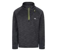 Trespass Childrens Boys Edvin Fleece Top - Black Marl - 2/3 Years - Black Marl - 100% Polyester