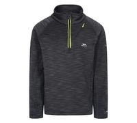 Trespass Childrens Boys Edvin Fleece Top - Black Marl - Black Marl - 7/8 Years