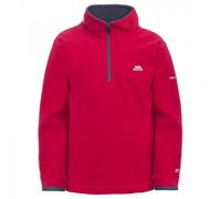 Trespass Boy's Etto Half Zip Fleece Top in Red | Size: 2-3 Years Trespass Red 2-3 Years