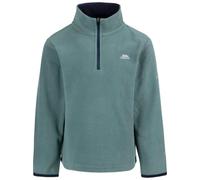 Trespass Childrens Boys Etto Half Zip Fleece Top - Spruce Green - 7/8 Years - Spruce Green - 100% Polyester