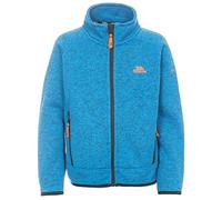 Trespass Childrens Boys Mario Full Zip Fleece Jacket (5-6 Years) (Blue Marl)
