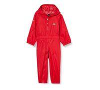 Trespass Children's Button Waterproof Rain Suit With Hood, Red, 18-24 Months UK