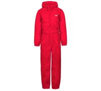 Button Rain Suit Trespass Red 3-4 Years