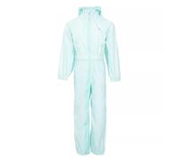 Trespass Childrens/Kids Button Rain Suit - Pale Mint - 5-6 Years - Pale Mint - 100% Polyamide