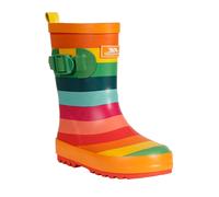 Trespass Childrens Unisex Childrens/Kids Puddle Wellington Boots (Multicoloured Stripe) - Pink - Size UK 3