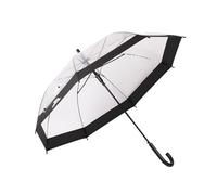 Trespass Clear Poe Umbrella Rainfall Black One Size