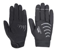 Trespass Crossover, Black, XL, Waterproof Gloves with Burling Adult Unisex, X-Large, Black