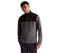 (L, Carbon) Trespass Men's 1/2 Zip Neck Fleece - Curtiston
