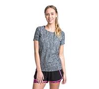 Trespass Daffney, Grey Marl, XXS, Quick Dry T-Shirt with Reflective Details for Women, XX-Small / 2X-Small / 2XS, Grey
