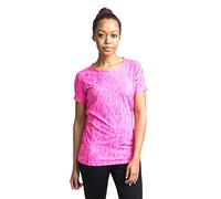 Trespass Daffney Womens Quick Dry Shirt Pink Glow Marl in Size - 6