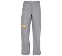 Trespass Defender Kids Walking Trousers Convertible Zip Off Shorts Storm Grey