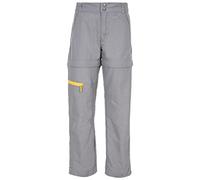 Trespass Defender Kids Walking Trousers Convertible Zip Off Shorts Storm Grey
