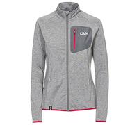 Trespass DLX Darby, Grey Marl, XS, Quick Dry Antibacterial Longsleeved Active Top for Women, X-Small, Grey