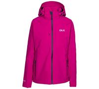 Trespass DLX Martina, Raspberry, XXS, Waterproof Jacket with Removable Hood for Women, XX-Small / 2X-Small / 2XS, Pink