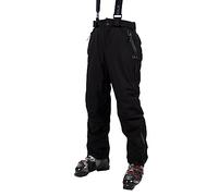 Trespass DLX Mens Ski Trousers Salopettes Detachable Braces Kristoff II Black