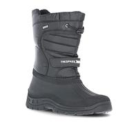 (10 UK, Black) Trespass Unisex Dodo Pull On Winter Snow Boots