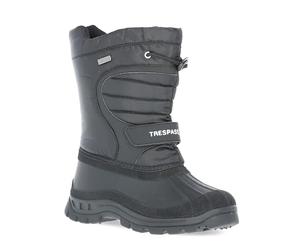 Trespass Dodo Youth Kids Water Resistant Snow Boots in Black Winter Warm